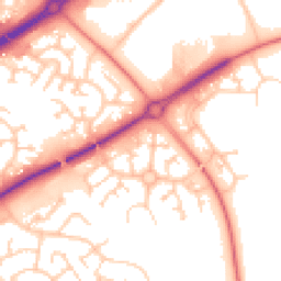 Daytime road noise heatmap for MK15 9DA