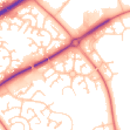 Daytime road noise heatmap for MK15 9DG