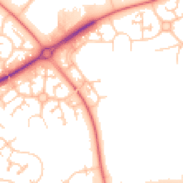 Daytime road noise heatmap for MK15 9EU