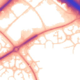 Daytime road noise heatmap for MK15 9HB