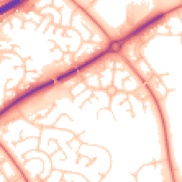 Daytime road noise heatmap for MK15 9HE