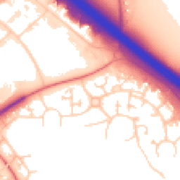 Daytime road noise heatmap for MK15 9HT