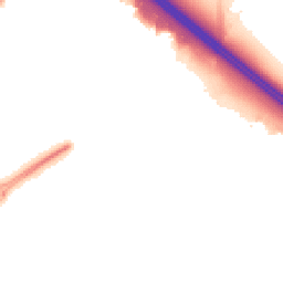 Night-time road noise heatmap for MK15 9HX