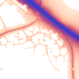 Daytime road noise heatmap for MK15 9JD