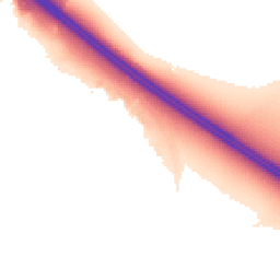 Night-time road noise heatmap for MK15 9LG