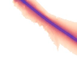 Night-time road noise heatmap for MK15 9LL