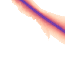 Night-time road noise heatmap for MK15 9LT