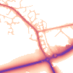 Daytime road noise heatmap for MK16 0AE