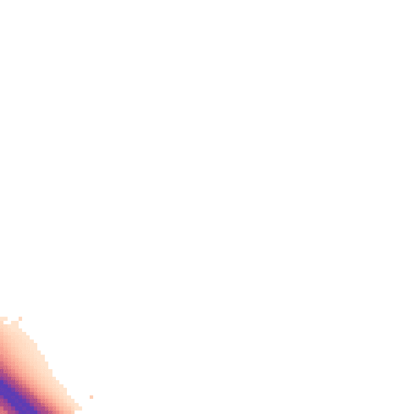 Night-time road noise heatmap for MK16 0AW