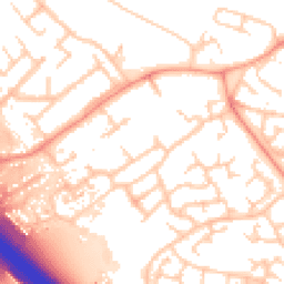 Daytime road noise heatmap for MK16 0BA