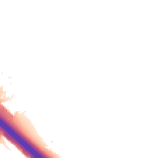 Night-time road noise heatmap for MK16 0BB