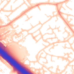Daytime road noise heatmap for MK16 0BL