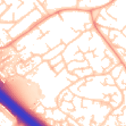 Daytime road noise heatmap for MK16 0BP