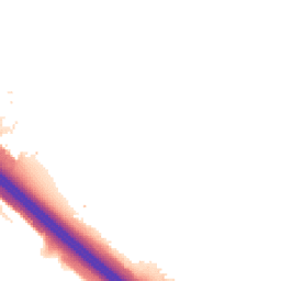 Night-time road noise heatmap for MK16 0BW