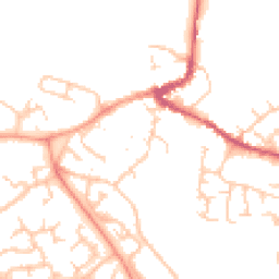 Daytime road noise heatmap for MK16 0DU