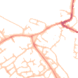 Daytime road noise heatmap for MK16 0DX