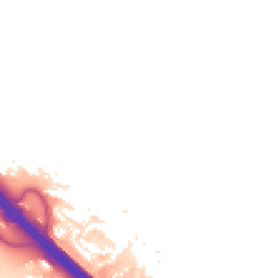 Night-time road noise heatmap for MK16 8PJ