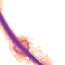 Night-time road noise heatmap for MK16 8PZ
