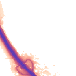 Night-time road noise heatmap for MK16 8QE