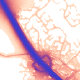 Daytime road noise heatmap for MK16 8TP