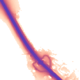 Night-time road noise heatmap for MK16 8TP