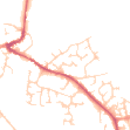 Daytime road noise heatmap for MK16 9FQ
