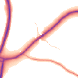 Daytime road noise heatmap for MK16 9JE