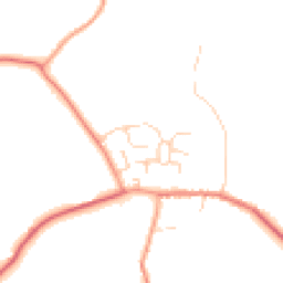 Daytime road noise heatmap for MK16 9LX