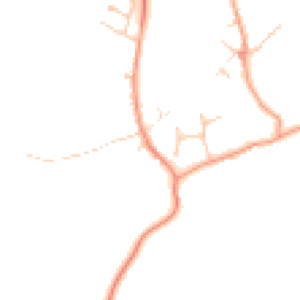 Daytime road noise heatmap for MK16 9NA