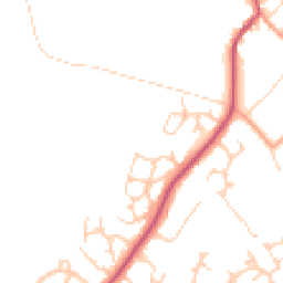 Daytime road noise heatmap for MK18 1AN
