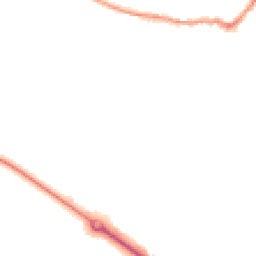 Night-time road noise heatmap for MK18 1DX