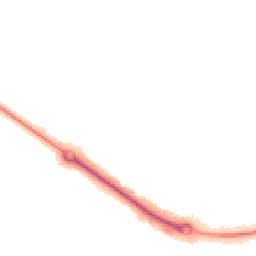 Night-time road noise heatmap for MK18 1FP