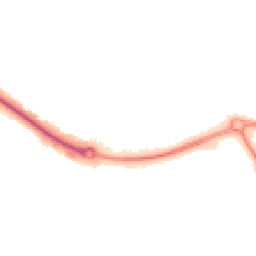 Night-time road noise heatmap for MK18 1FW