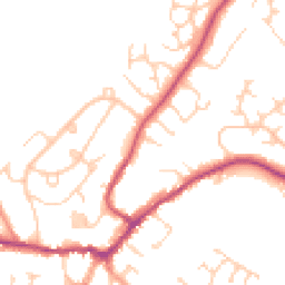 Daytime road noise heatmap for MK18 1LB