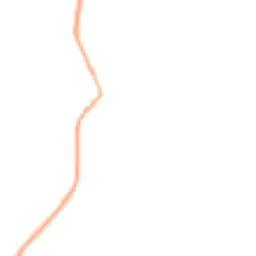 Night-time road noise heatmap for MK18 1QT