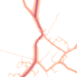 Daytime road noise heatmap for MK18 1RF