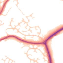 Daytime road noise heatmap for MK18 1XB
