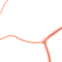 Night-time road noise heatmap for MK18 1XB
