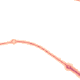 Night-time road noise heatmap for MK18 1XU