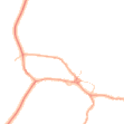 Daytime road noise heatmap for MK18 2DH