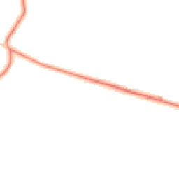 Daytime road noise heatmap for MK18 2EN