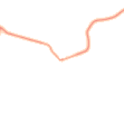 Daytime road noise heatmap for MK18 2EU