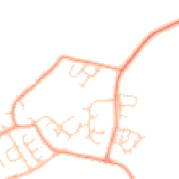 Daytime road noise heatmap for MK18 2GR