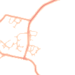 Daytime road noise heatmap for MK18 2GX