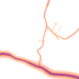 Daytime road noise heatmap for MK18 2HY