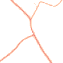 Daytime road noise heatmap for MK18 2LD