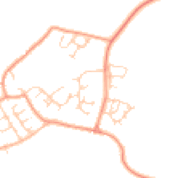 Daytime road noise heatmap for MK18 2RP