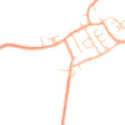 Daytime road noise heatmap for MK18 2RU