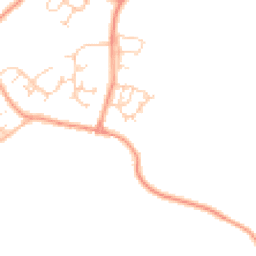 Daytime road noise heatmap for MK18 2RW