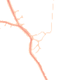 Daytime road noise heatmap for MK18 3PH